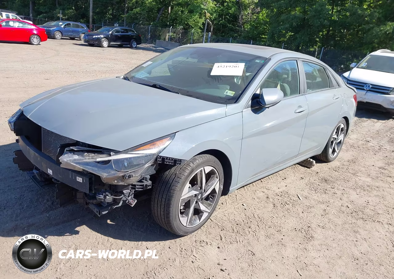2021 Hyundai Elantra Sel VIN:KMHLN4AG8MU197897 - 2