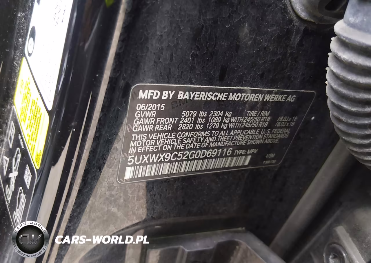 2016 BMW X3 xDrive28I VIN:5UXWX9C52G0D69116 - 9