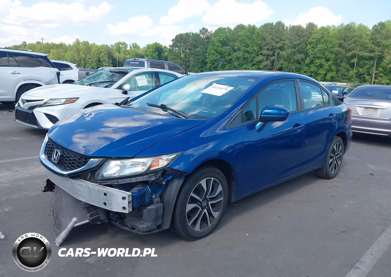2014 Honda Civic Ex VIN:2HGFB2F85EH549405 - 2