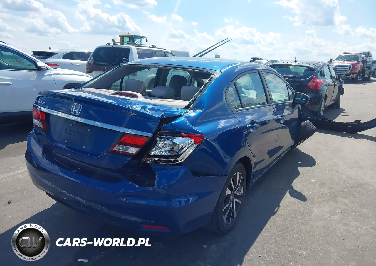 2014 Honda Civic Ex VIN:2HGFB2F85EH549405 - 4