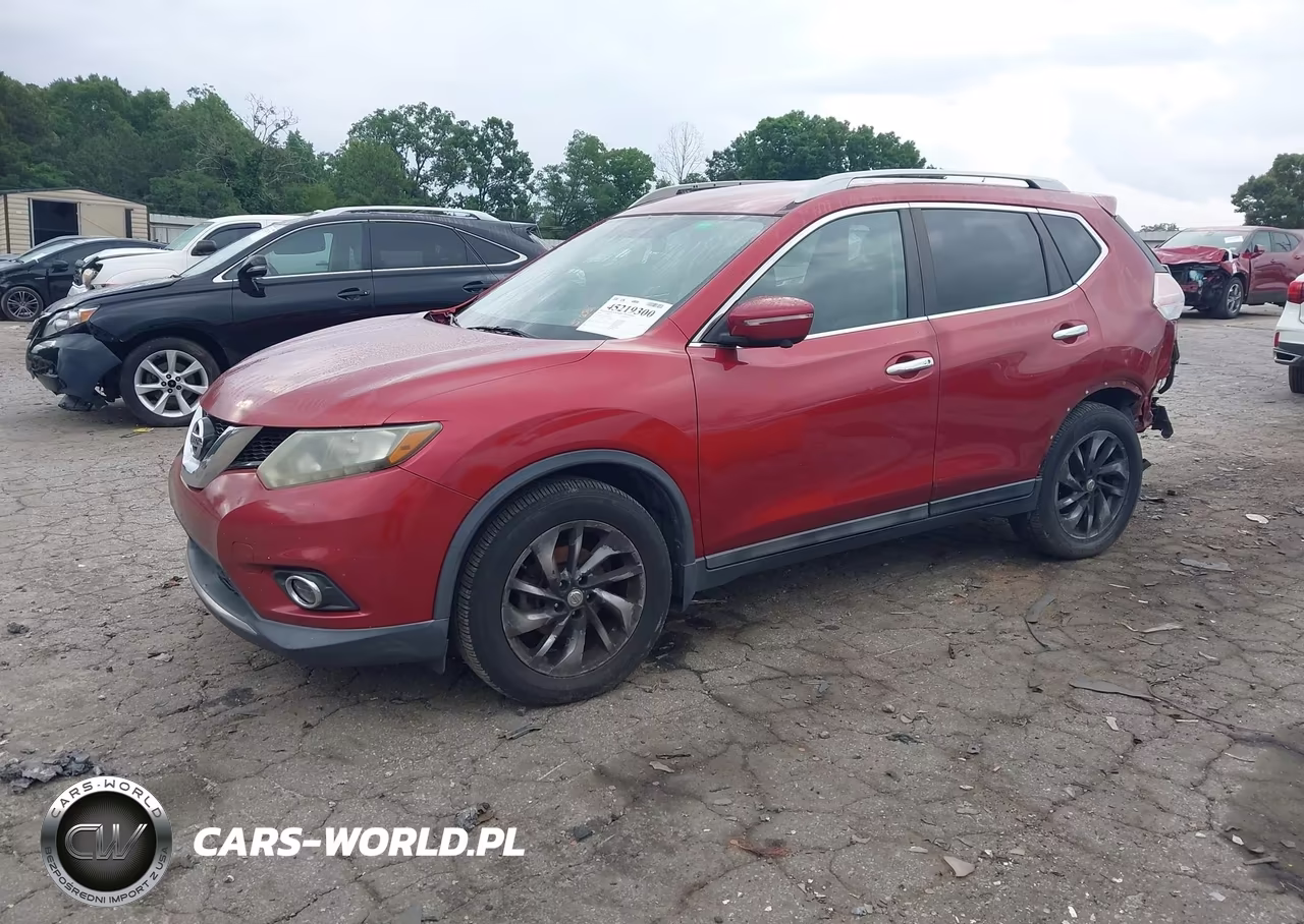 2014 Nissan Rogue Sl VIN:5N1AT2MT3EC825558 - 2