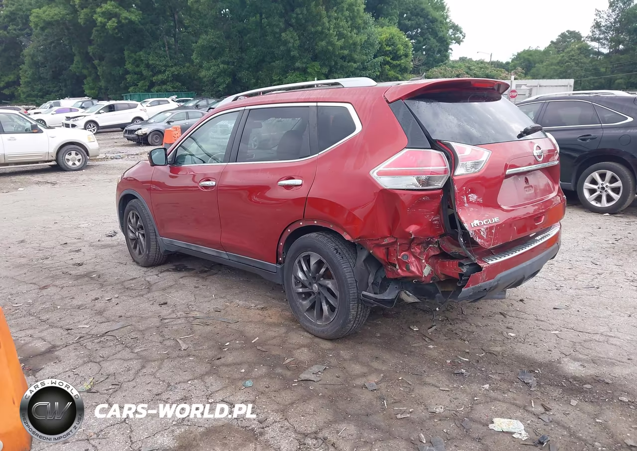 2014 Nissan Rogue Sl VIN:5N1AT2MT3EC825558 - 3