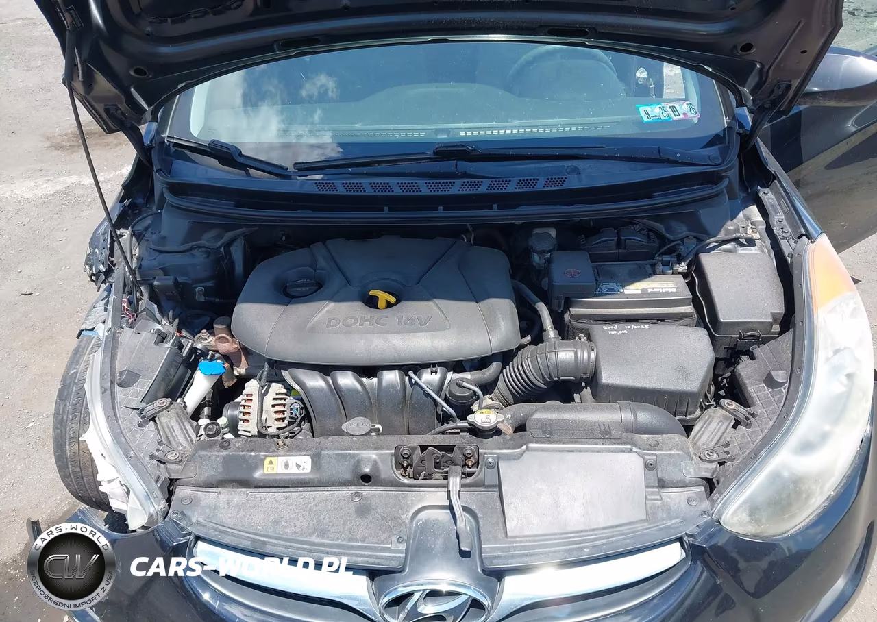 2013 Hyundai Elantra Gls VIN:5NPDH4AEXDH221478 - 10