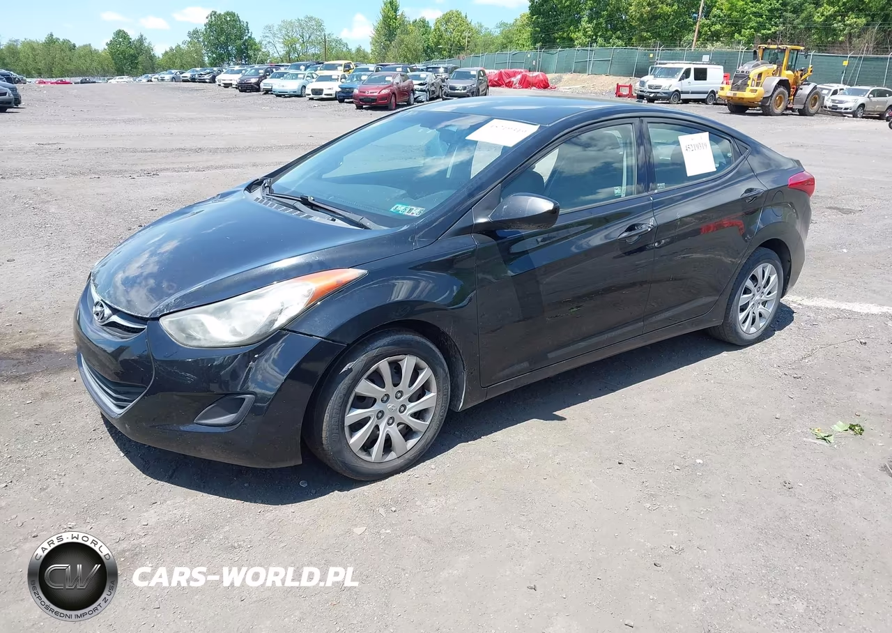 2013 Hyundai Elantra Gls VIN:5NPDH4AEXDH221478 - 2