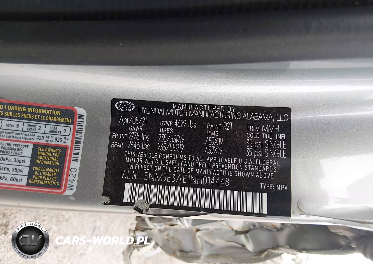 2022 Hyundai Tucson Limited VIN:5NMJE3AE1NH014448 - 9