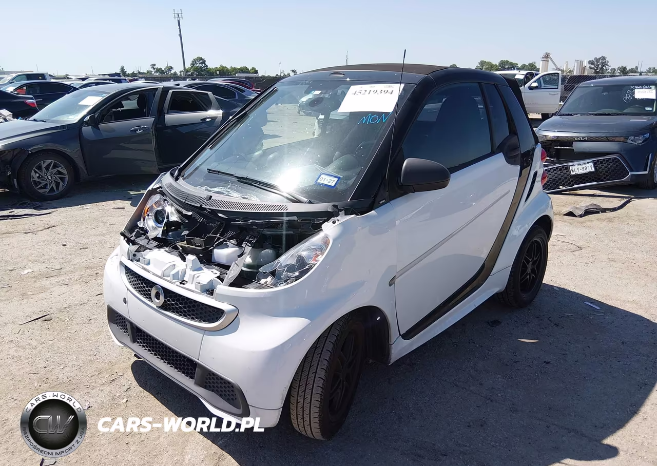 2013 Smart Fortwo Passion VIN:WMEEK3BA2DK616009 - 2