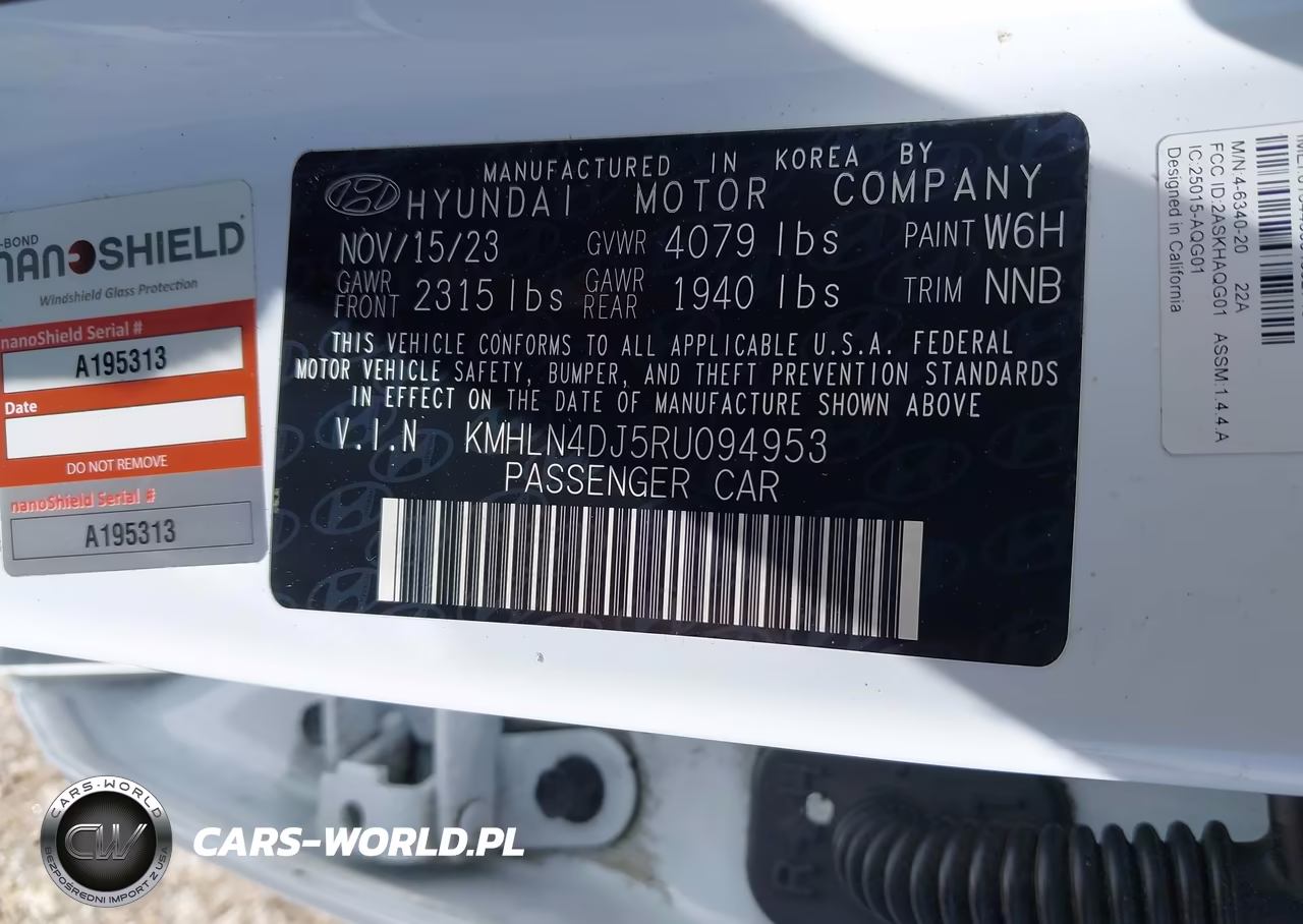 2024 Hyundai Elantra Hybrid Limited VIN:KMHLN4DJ5RU094953 - 9