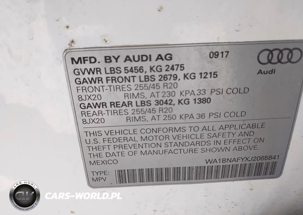 2018 Audi Q5 2.0T Premium-2.0T Tech Premium VIN:WA1BNAFYXJ2065841 - 9
