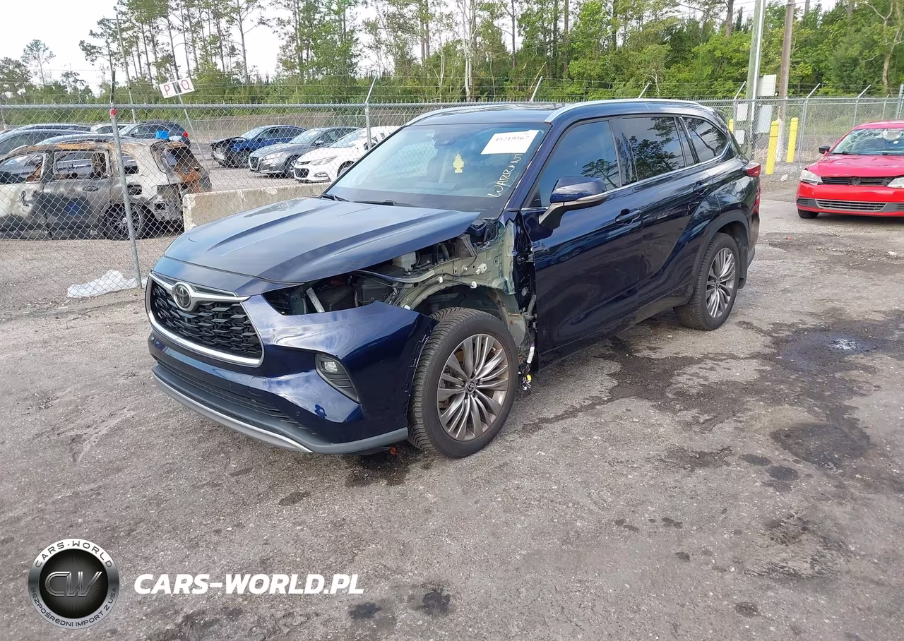 2021 Toyota Highlander Platinum VIN:5TDFZRBH2MS118609 - 2