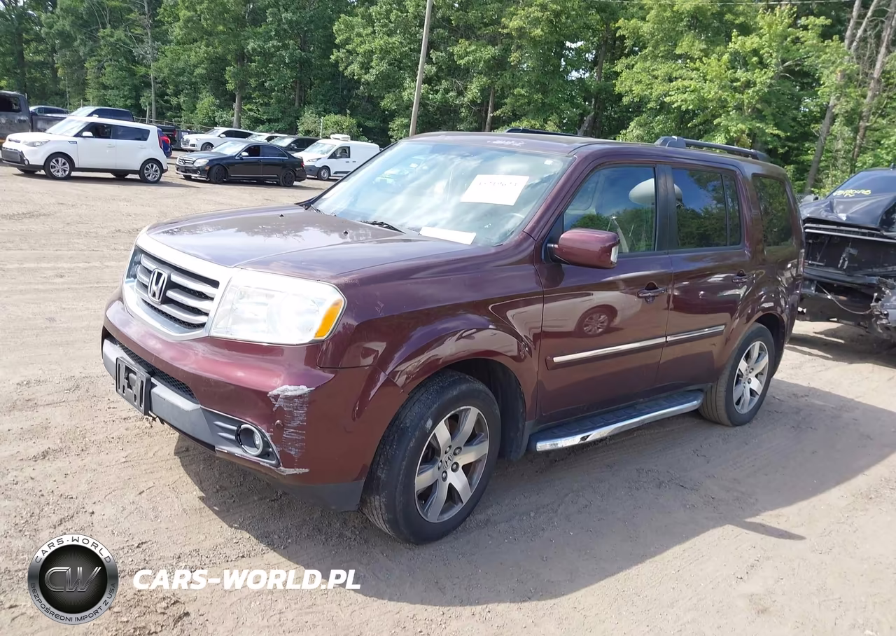 2013 Honda Pilot Touring VIN:5FNYF4H9XDB041741 - 2