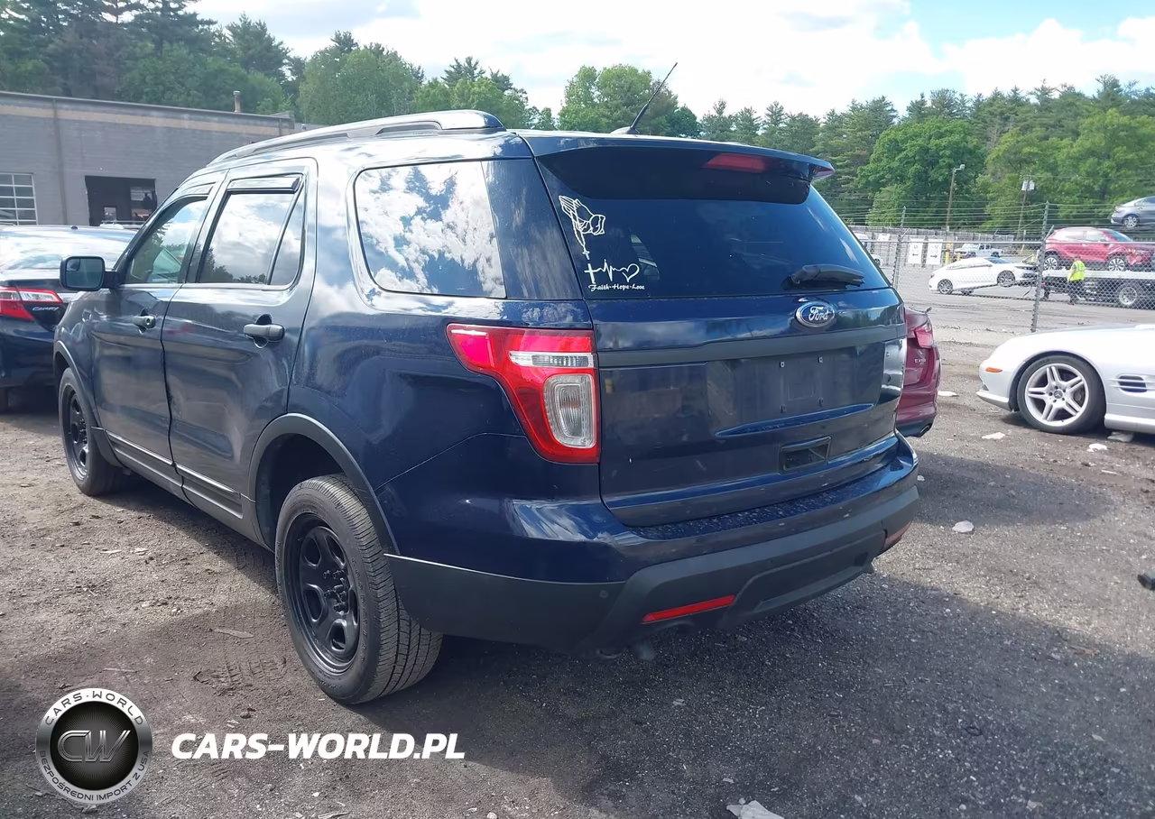 2013 Ford Utility Police Interceptor VIN:1FM5K8AR0DGC35860 - 3