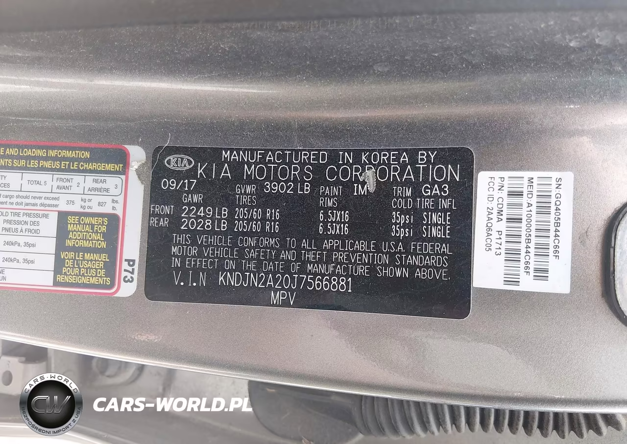 2018 Kia Soul VIN:KNDJN2A20J7566881 - 9