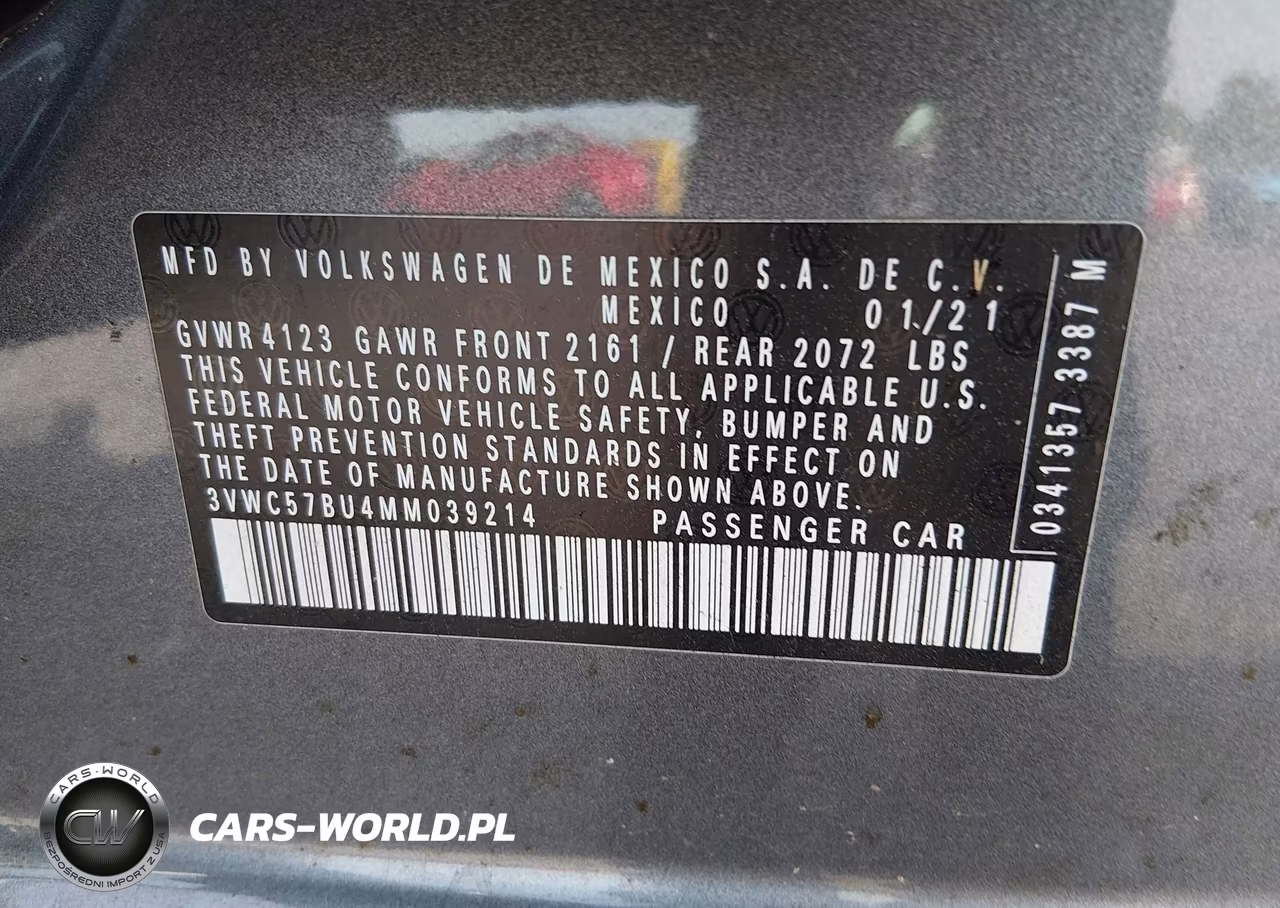 2021 Volkswagen Jetta 1.4T R-Line-1.4T S-1.4T Se VIN:3VWC57BU4MM039214 - 9