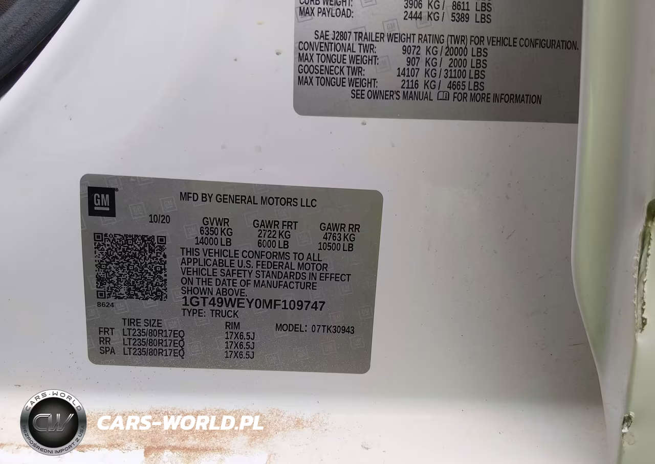 2021 GMC Sierra 3500Hd 4Wd Long Bed Denali VIN:1GT49WEY0MF109747 - 9