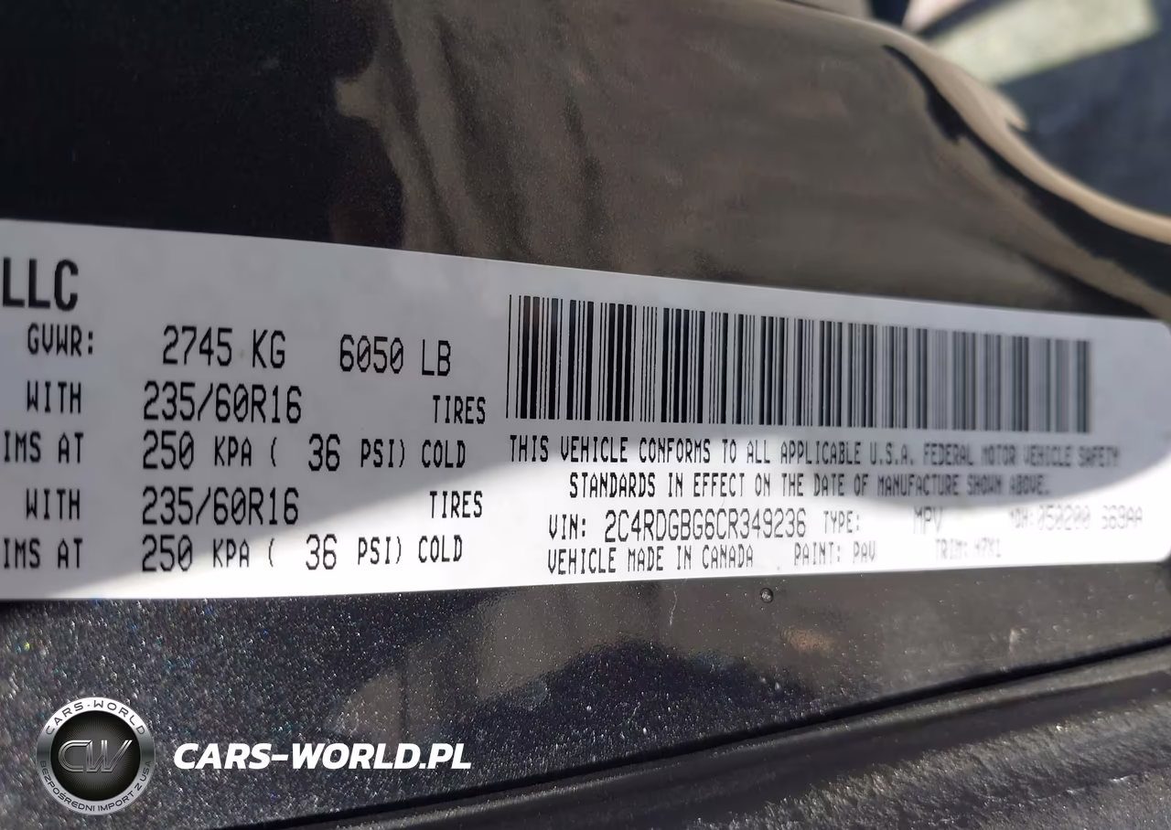 2012 Dodge Grand Caravan Se-Avp VIN:2C4RDGBG6CR349236 - 9