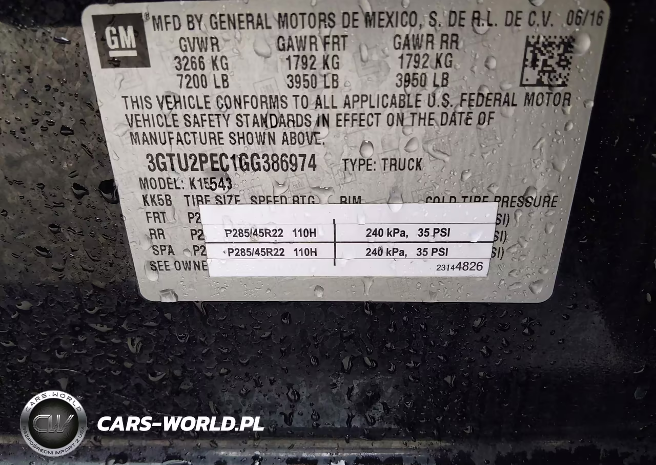 2016 GMC Sierra 1500 Denali VIN:3GTU2PEC1GG386974 - 9