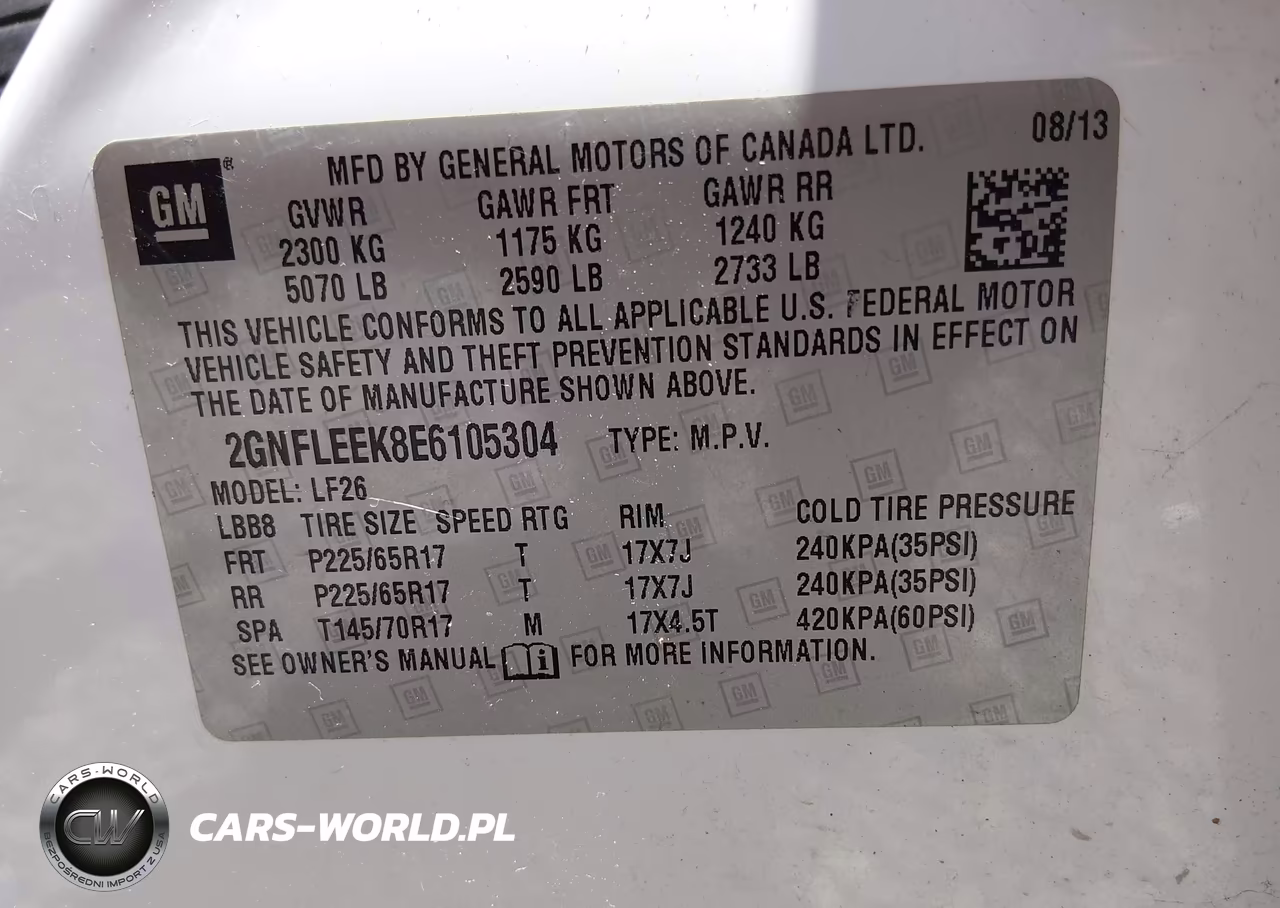2014 Chevrolet Equinox Ls VIN:2GNFLEEK8E6105304 - 9