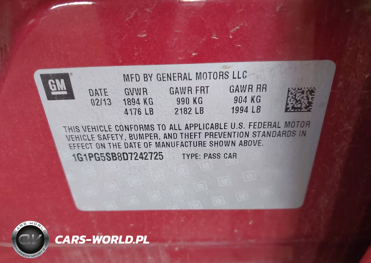 2013 Chevrolet Cruze Ltz VIN:1G1PG5SB8D7242725 - 9