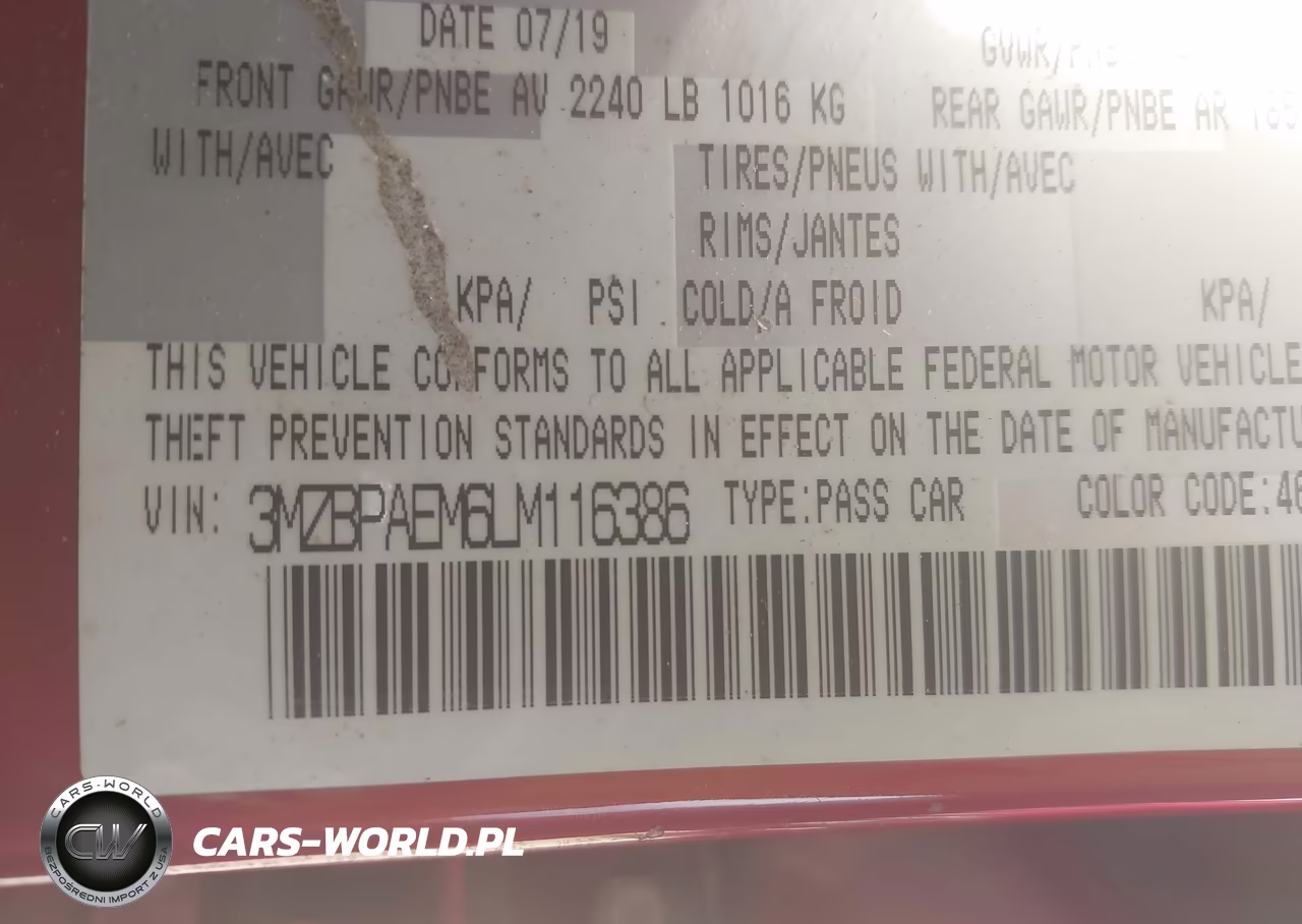 2020 Mazda Mazda3 Premium Package VIN:3MZBPAEM6LM116386 - 9