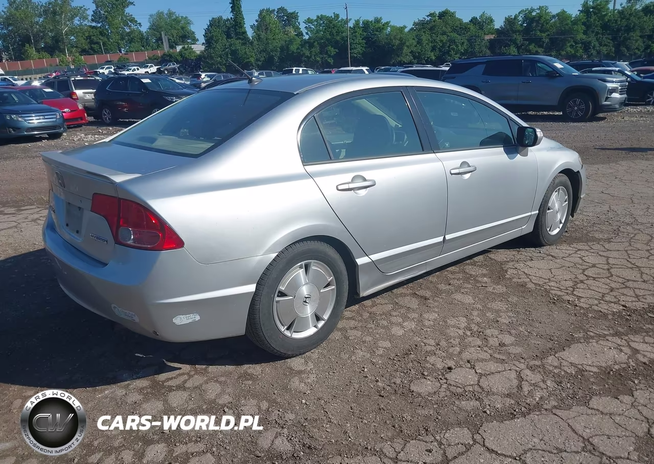 2006 Honda Civic Hybrid VIN:JHMFA36266S017558 - 4