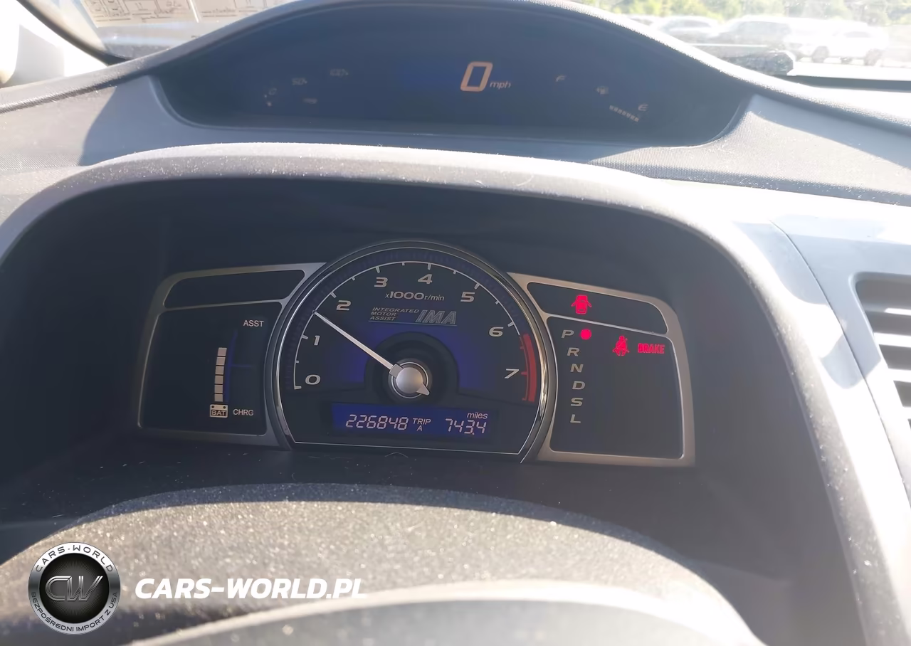 2006 Honda Civic Hybrid VIN:JHMFA36266S017558 - 7