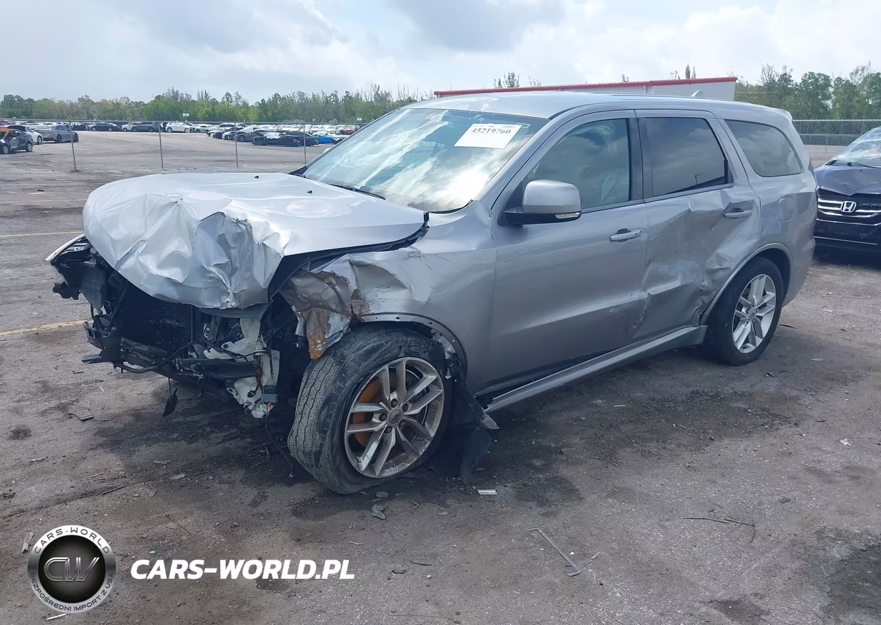 2021 Dodge Durango Gt Plus Rwd VIN:1C4RDHDG3MC608195 - 2