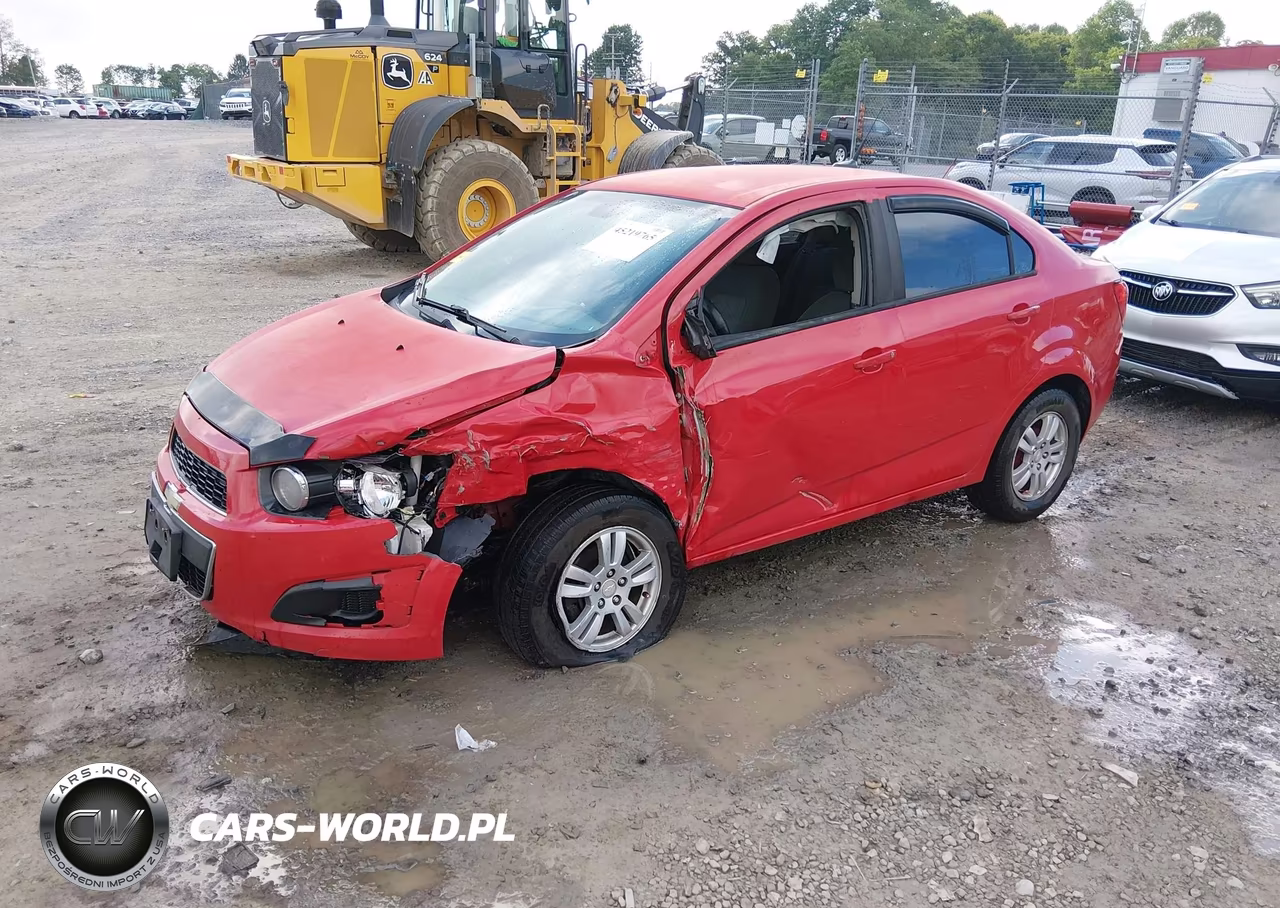 2012 Chevrolet Sonic 1Ls VIN:1G1JB5SH2C4212967 - 2