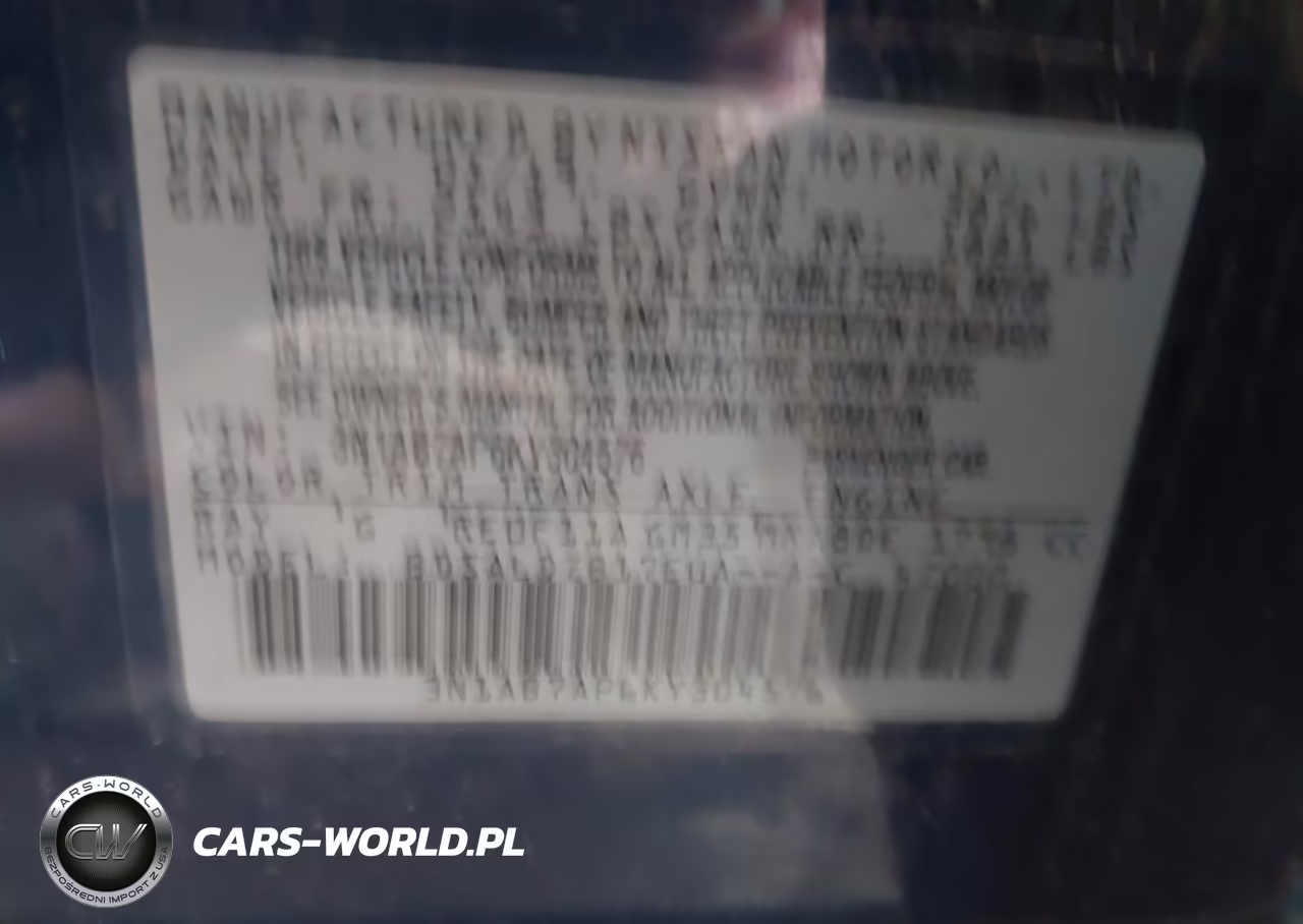 2019 Nissan Sentra Sv VIN:3N1AB7AP6KY304576 - 9