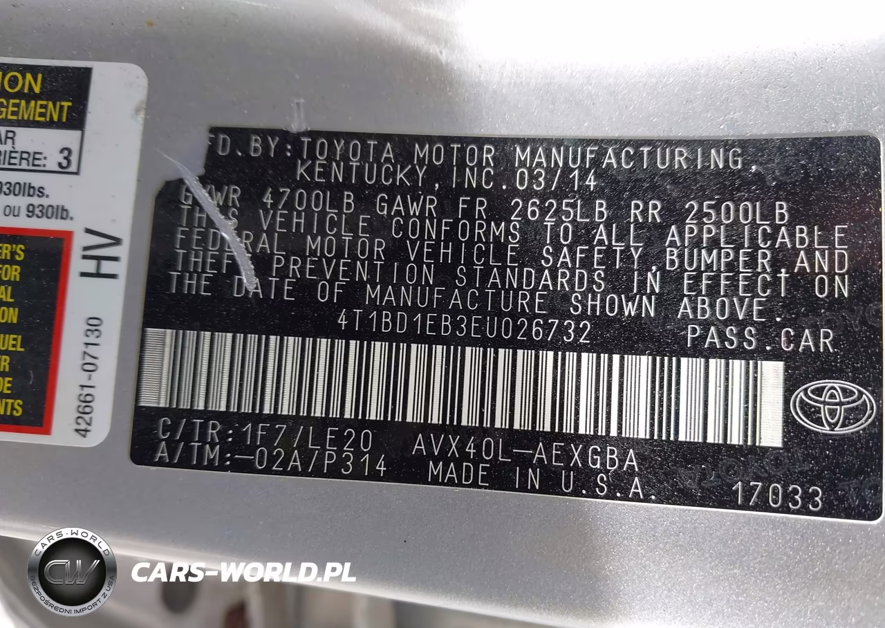 2014 Toyota Avalon Hybrid Xle Touring VIN:4T1BD1EB3EU026732 - 9