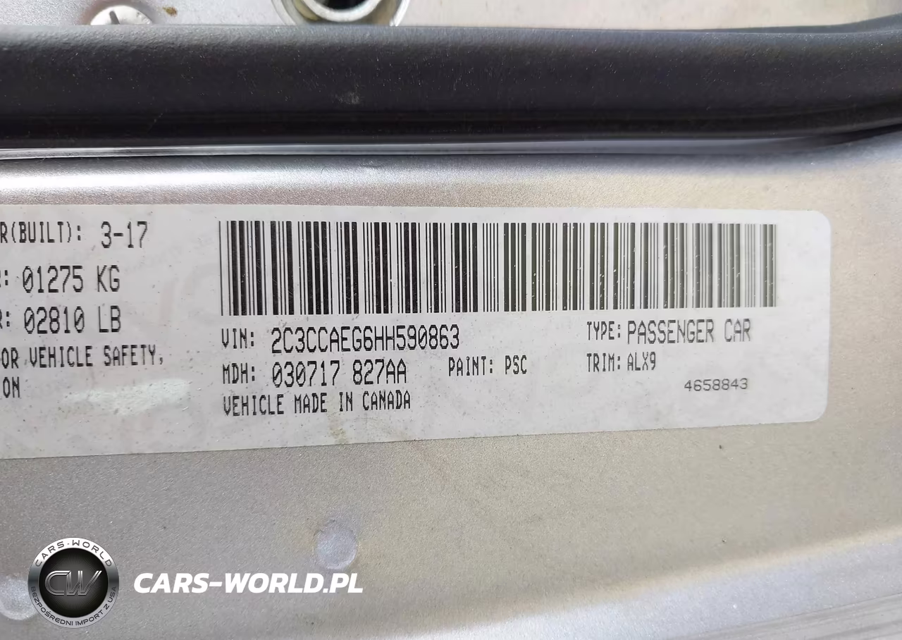 2017 Chrysler 300C VIN:2C3CCAEG6HH590863 - 9