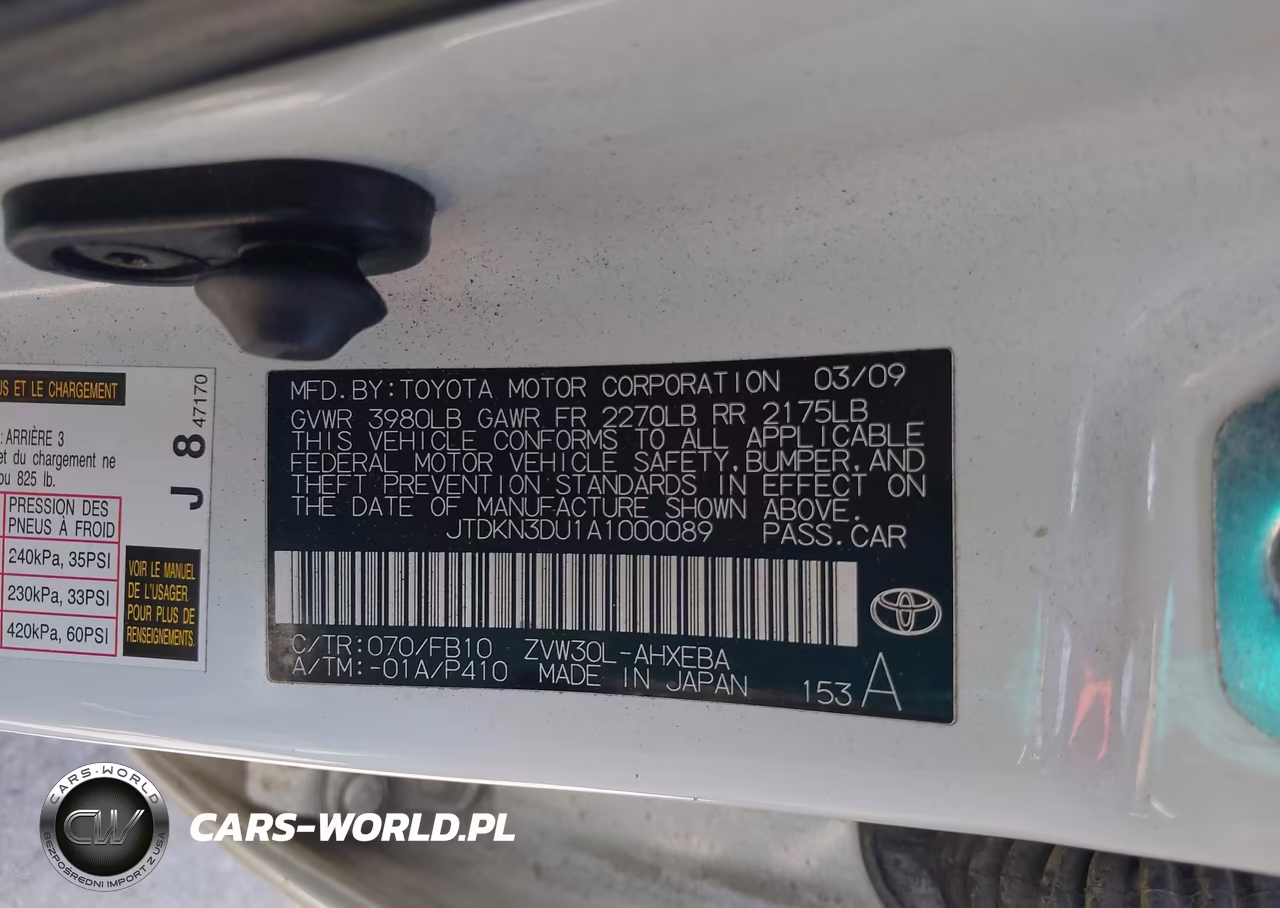 2010 Toyota Prius Ii VIN:JTDKN3DU1A1000089 - 9