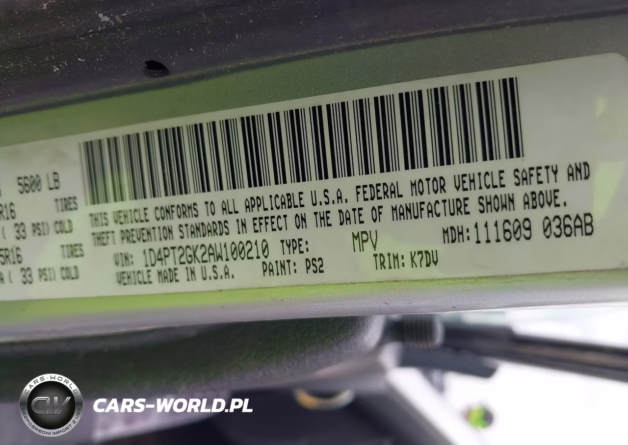 2010 Dodge Nitro Se VIN:1D4PT2GK2AW100210 - 9