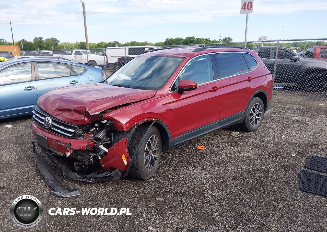 2019 Volkswagen Tiguan 2.0T Se-2.0T Sel-2.0T Sel R-Line-2.0T Sel R-Line Black VIN:3VV2B7AX4KM125477 - 2