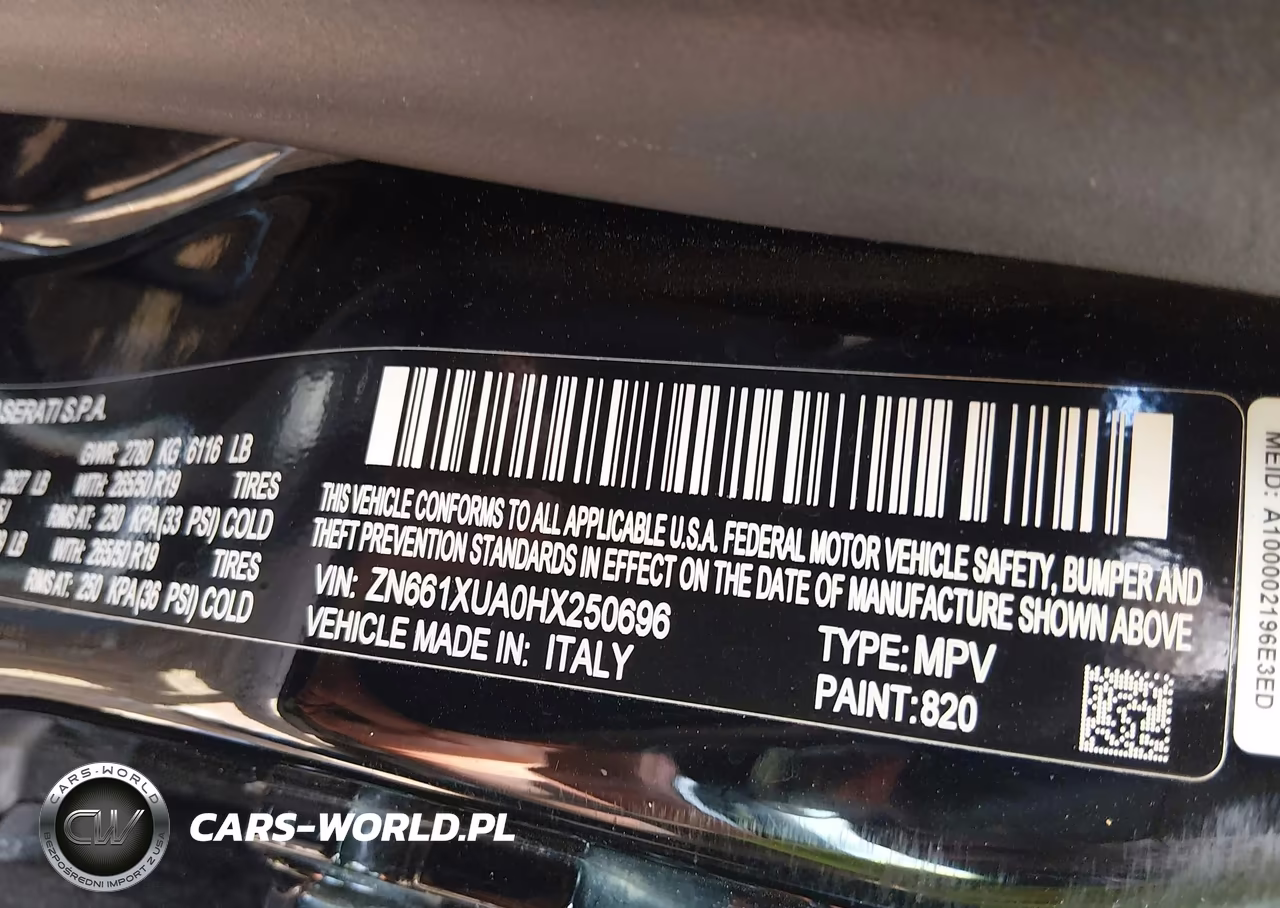 2017 Maserati Levante VIN:ZN661XUA0HX250696 - 9