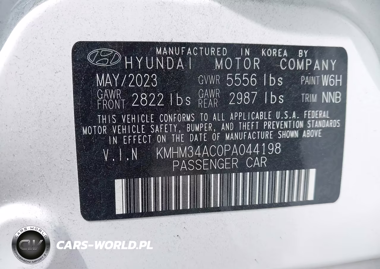2023 Hyundai Ioniq 6 Sel VIN:KMHM34AC0PA044198 - 9