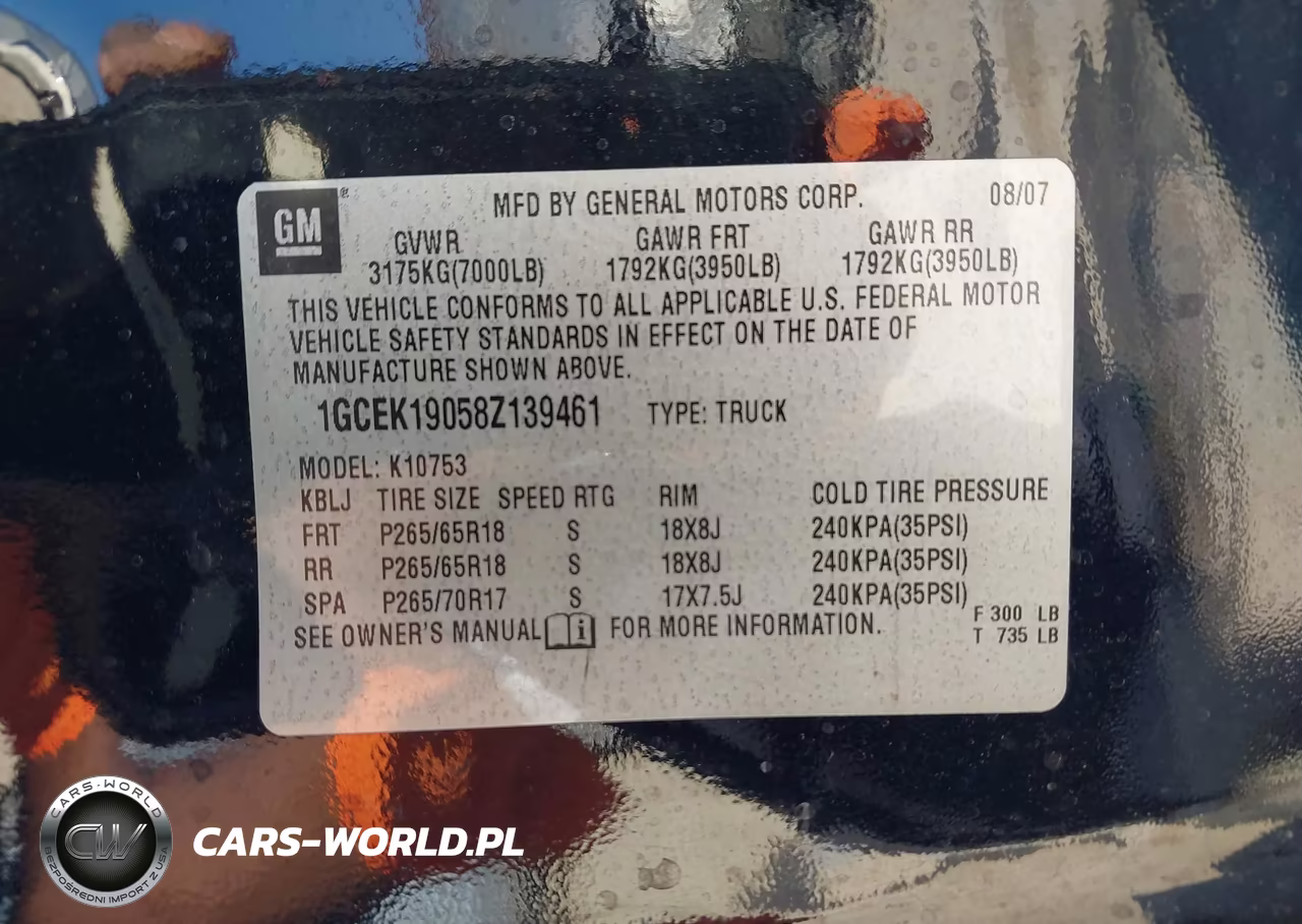 2008 Chevrolet Silverado 1500 Lt2 VIN:1GCEK19058Z139461 - 9