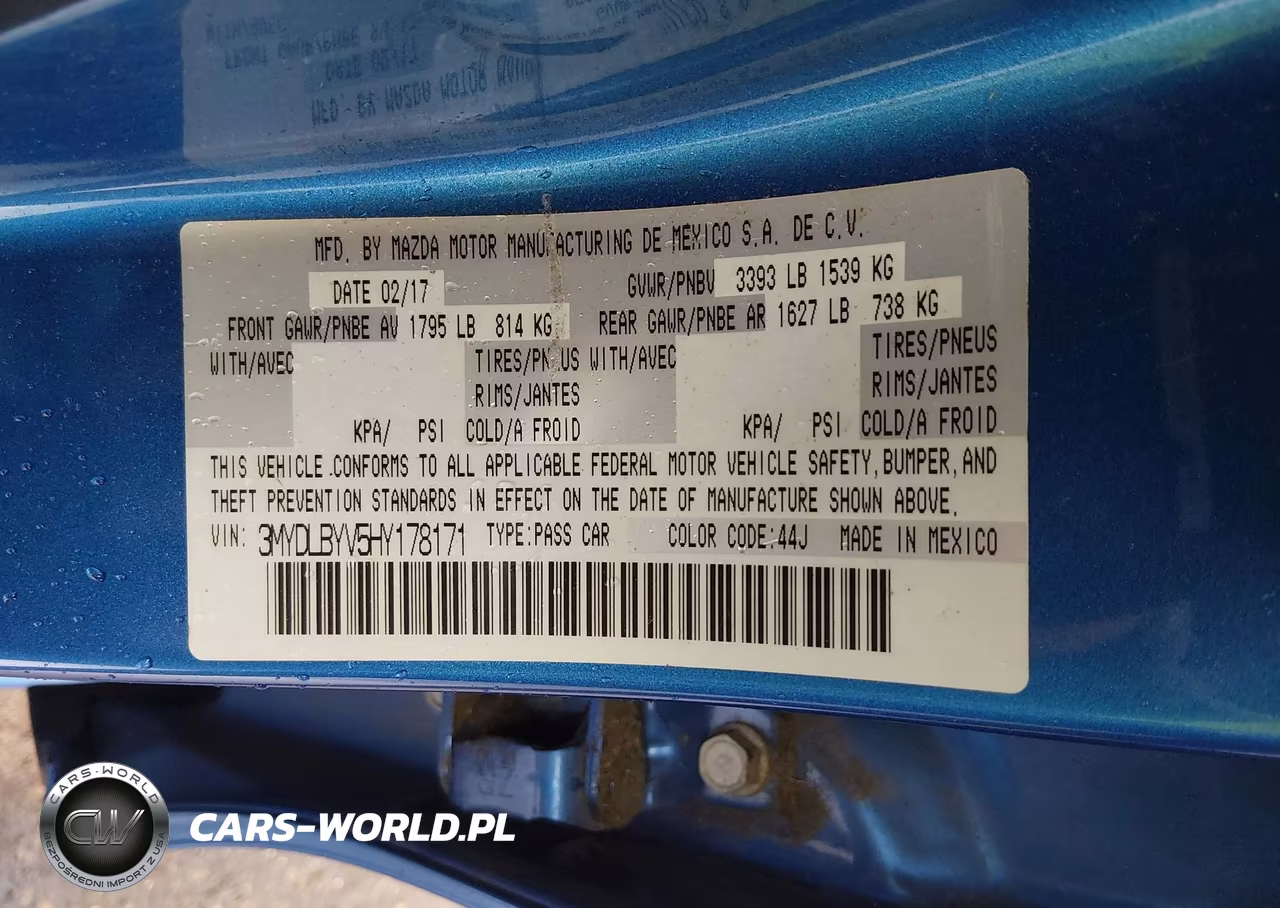 2017 Toyota Yaris Ia VIN:3MYDLBYV5HY178171 - 9