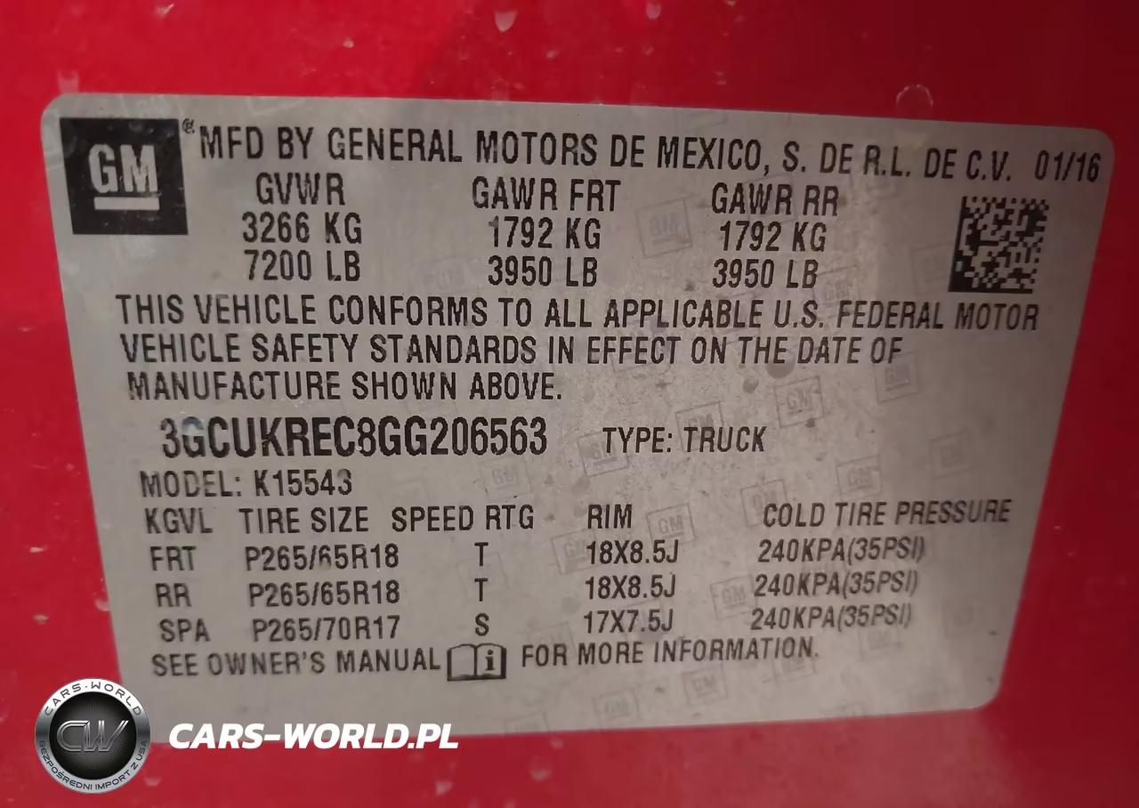 2016 Chevrolet Silverado 1500 1Lt VIN:3GCUKREC8GG206563 - 9