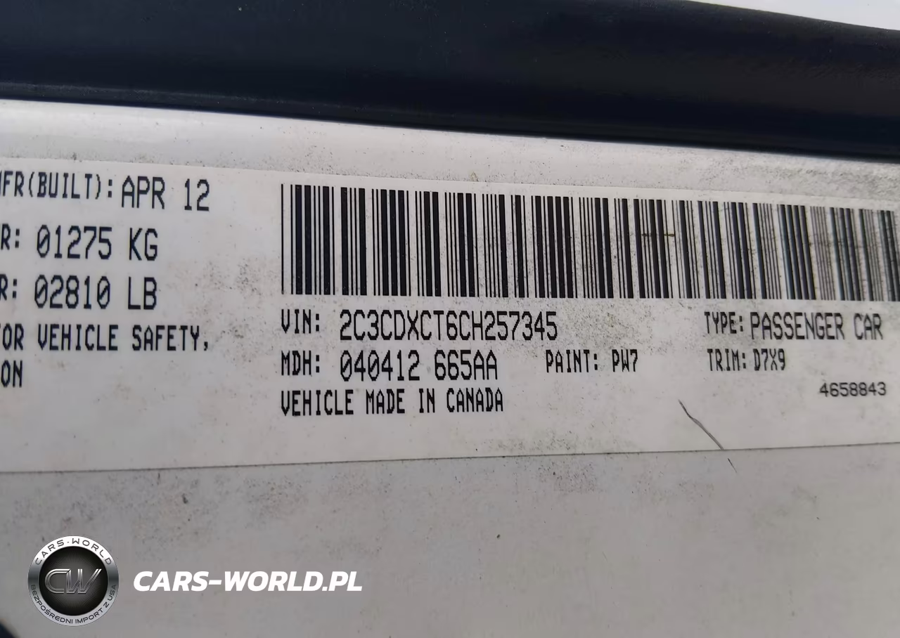 2012 Dodge Charger R-T VIN:2C3CDXCT6CH257345 - 9