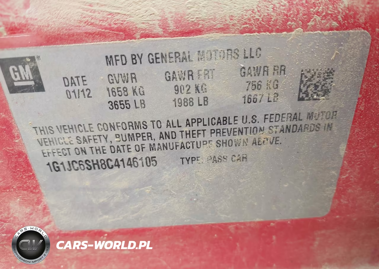 2012 Chevrolet Sonic 2Lt VIN:1G1JC6SH8C4146105 - 9