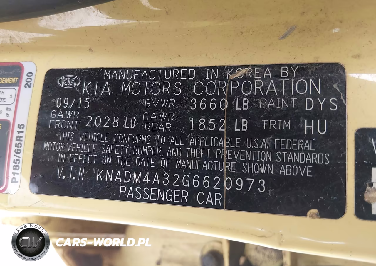 2016 Kia Rio Lx VIN:KNADM4A32G6620973 - 9