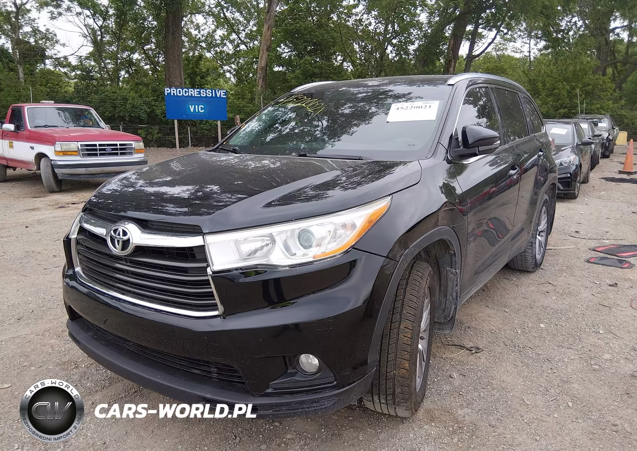 2014 Toyota Highlander Xle V6 VIN:5TDJKRFH8ES021036 - 2