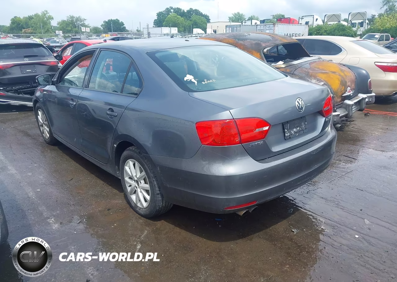 2011 Volkswagen Jetta 2.5L Se VIN:3VWDX7AJXBM348379 - 3