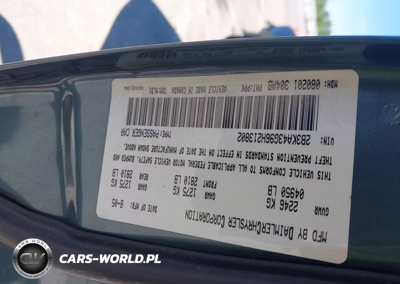2006 Dodge Charger VIN:2B3KA43G96H213802 - 9