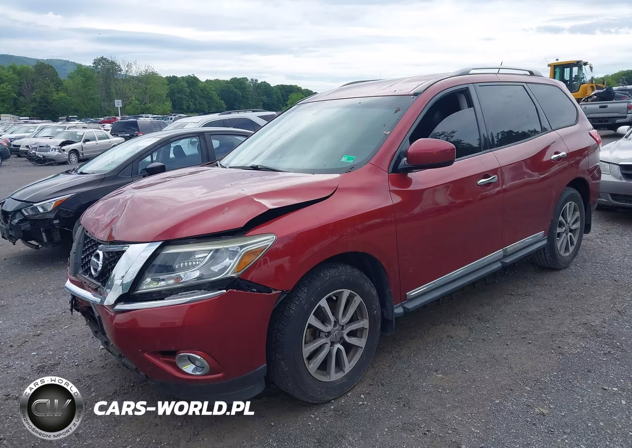2015 Nissan Pathfinder Sl VIN:5N1AR2MN8FC643856 - 2