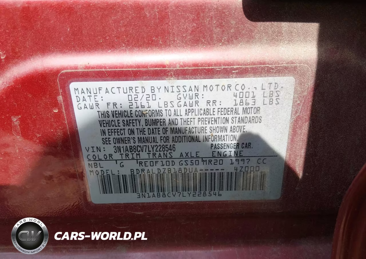 2020 Nissan Sentra Sv Xtronic Cvt VIN:3N1AB8CV7LY228546 - 9