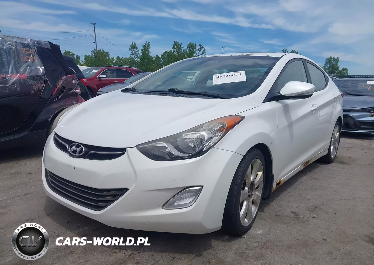 2012 Hyundai Elantra Limited VIN:5NPDH4AE5CH132741 - 2
