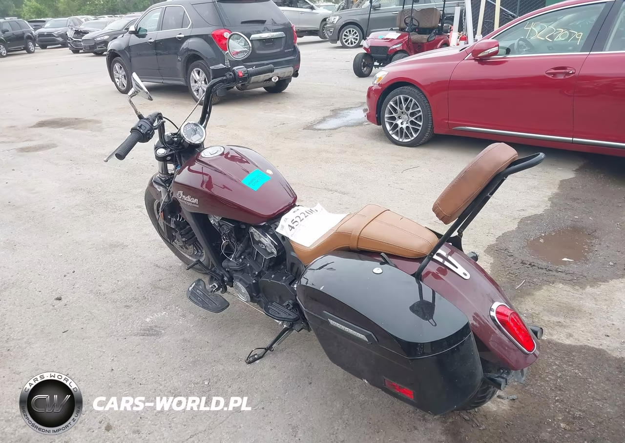 2022 Indian Motorcycle Co. Scout Abs VIN:56KMSA00XN3184235 - 3