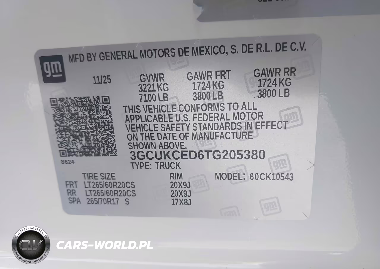 2026 Chevrolet Silverado 1500 4Wd Short Bed Custom Trail Boss VIN:3GCUKCED6TG205380 - 9