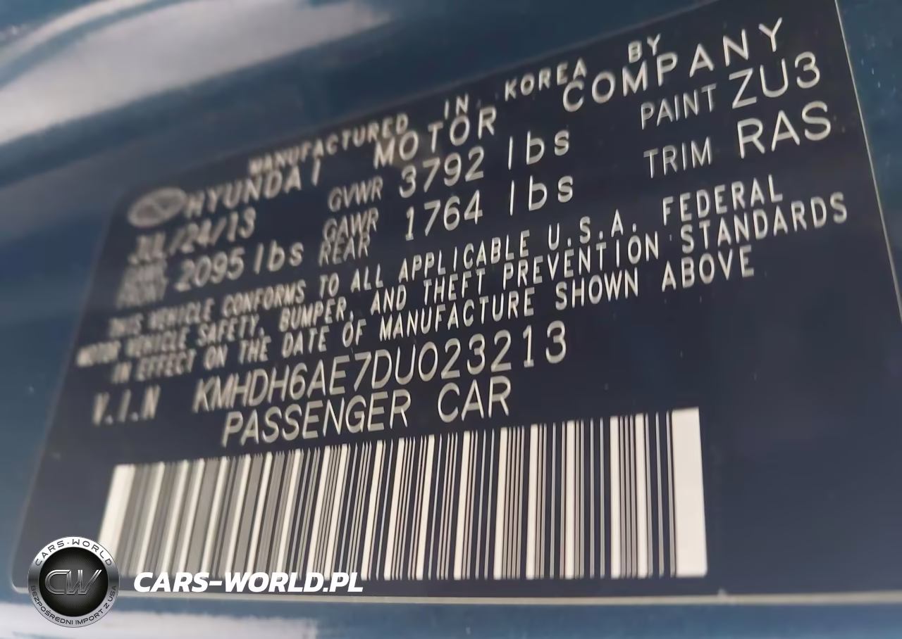 2013 Hyundai Elantra Gs VIN:KMHDH6AE7DU023213 - 9